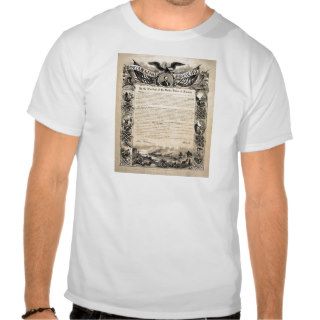 Emancipation Proclamation Print Tee Shirts