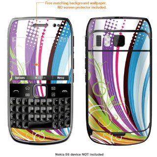 Protective Decal Skin STICKER for Nokia E6 case cover E6 484 Cell Phones & Accessories