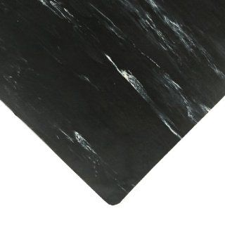NoTrax Rubber 470 Marble Sof Tyle Anti Fatigue Mat, for Dry Areas, 2' Width x 3' Length x 1/2" Thickness, Black