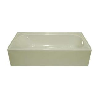 Lyons Industries Victory 4.5 ft. Right Drain Bathtub in Biscuit VT09542714R