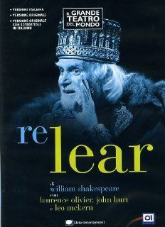 Re Lear (1983) John Hurt, Laurence Olivier, Brian Cox, Colin Blakely, Leo Mckern, Diana Rigg, Jeremy Kemp, Michael Elliott Movies & TV