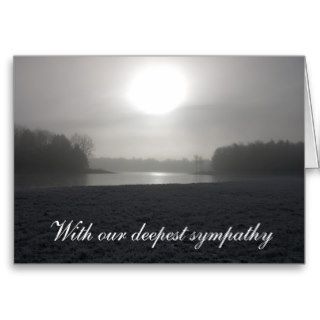 With our deepest sympathy greeting cards