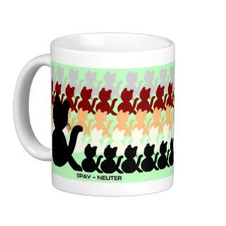 Cats and kittens spay neuter pet responsibility coffee mug