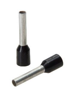 Greenlee 472/8 AWG 16 by 14mm Long DIN Insulated Wire Ferrules, Black, 1000 Pack   Sockets  