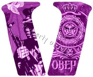 Stinger Paintball Design Obey 1 Custom Paintball Grips   Pink  Paintball Equipment  Sports & Outdoors