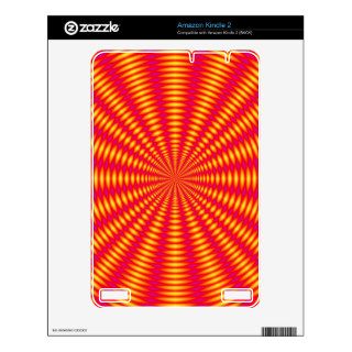 Optical illusion abstract design. decals for the kindle