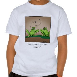 Funny Frog Humor Tee Shirt