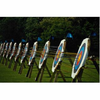 Archery targets near Brentwood, Essex, U.K. Photo Cutout