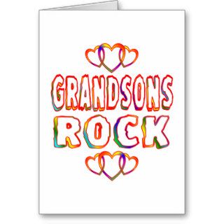 Grandsons Rock Cards