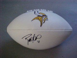 Brett Favre Hand Signed Autographed Minnesota Vikings Full Size NFL Football 