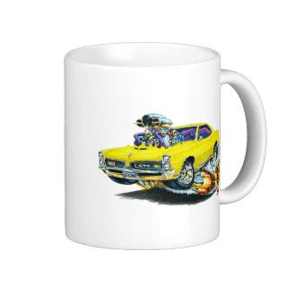 1966 67 GTO Yellow Car Coffee Mug