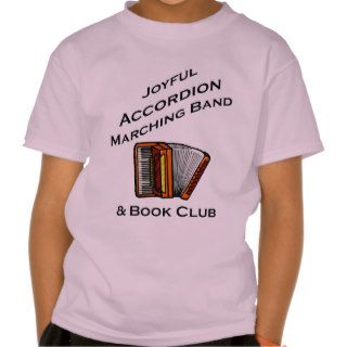 Joyful Accordion Marching Band Shirts