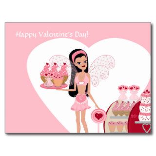 Valentine’s Day Faery Sweets Shoppe Postcard