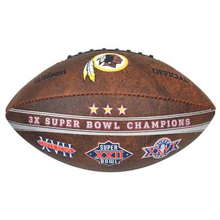 Washington Redskins 9 inch Leather Football Wilson Football