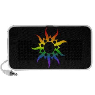 Rainbow Tribal Sun Speaker