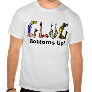 Glug Aerobics Girls Funny Drinking T shirt
