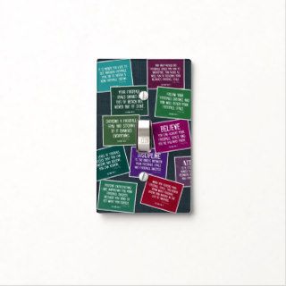 Football Quotes Light Switch Cover