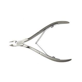 MEHAZ 1/2 Jaw Double Spring Nickel Cuticle Nipper #888 Health & Personal Care