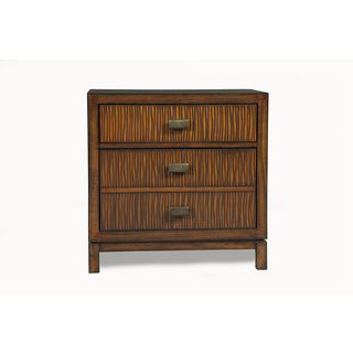 Alpine Furniture American Lifestyle Loft Nightstand Brown Size 3 drawer