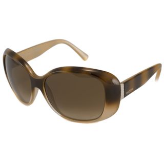 Valentino Womens V621sr Rectangular Sunglasses With Plastic Frame