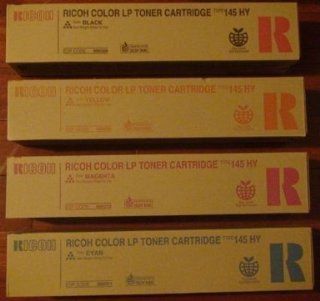 Genuine Ricoh CL4000DN SPC411DN Type 145 High Yield Toner Bundle Set 888308, 888309, 888310, 888311 BCYM Sealed In Retail Packagin Electronics