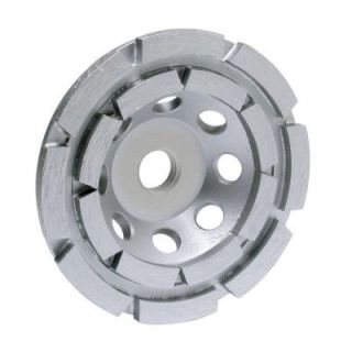 MK Diamond 4 in. 2 Row Cup Wheel with 7/8 in. Arbor MK  304SG 2 4