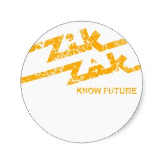 ZikZak Corporation Logo "Know Future" Stickers