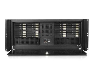 iStarUSA D 416 4B126SA 4U Compact Stylish 24 x 2.5" Hotswap Rackmount Chassis   Black (Power Supply Not Included) Computers & Accessories