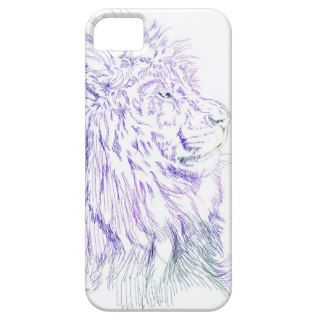 Purple Lion ~ iPhone 5/5S Case