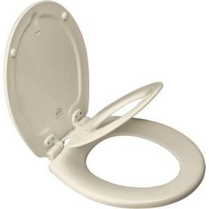 NextStep Round Closed Front Toilet Seat in Biscuit 583SLOW 346