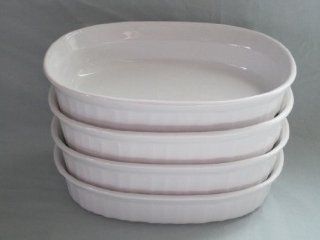 Set of 4   Corning Ware French White Individual 475 ml Casserole Baking Dishes F 15 B Kitchen & Dining