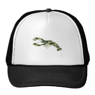 Camouflage Lobster Silhouette Hat
