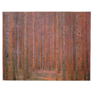 Gustav Klimt Fir Forest Tannenwald Red Trees Jigsaw Puzzle