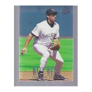 1996 Ultra #476 Walt Weiss Colorado Rockies Sports Collectibles