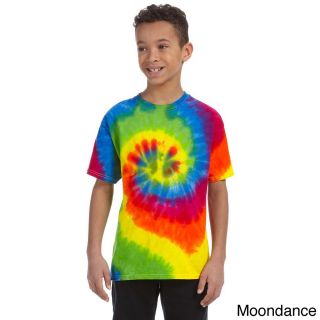 Tie dye Youth Cotton Tie dyed T shirt Other Size L (14 16)