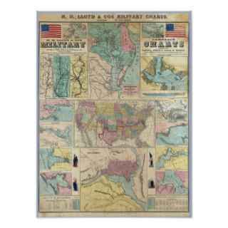 HH Lloyd Campaign Military Charts Posters