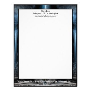 Ice Vision Of The Imperial View Digital Art Letterhead