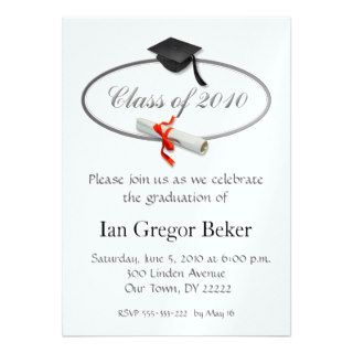 Graduation Celebration Custom Announcement
