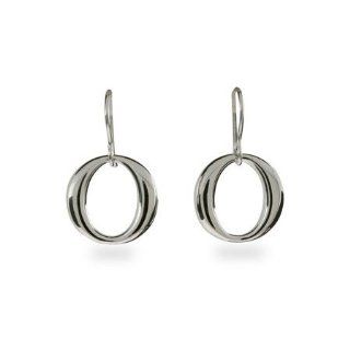 O Drop Sterling Silver Earrings Eve's Addiction Jewelry