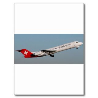 FOKKER 100 POSTCARDS