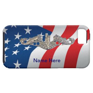 Navy Submarine Warfare Enlisted Dolphin iPhone 5 Cases
