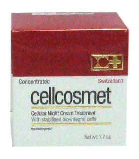 Cellcosmet Concentrated Cellular Night Cream Treatment 1.7 oz / 50ml Health & Personal Care