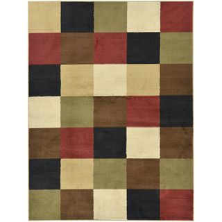 Boxes Multicolor Area Rug (710 X 910)