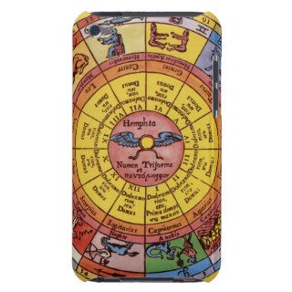 Vintage Celestial Astrology, Antique Zodiac Wheel Case Mate iPod Touch Case