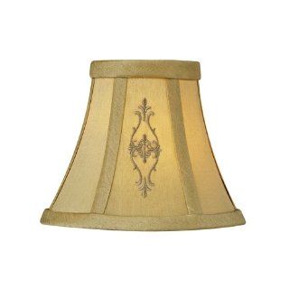 Beige Empire Lamp Shade with Clip On Assembly   Lampshades  