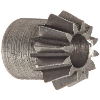 Boston Gear GSS478YP Bevel Gear, 0.125" Bore, 31 Ratio, 20 Degree Pressure Angle, 48 Pitch, 12 Teeth, Stainless Steel