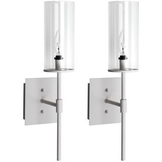 Thom Filicia Indoor 1 light Winter White Sunnycrest Wall Sconce (set Of 2)