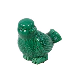 Turquoise Ceramic Decorative Bird Figurine