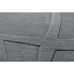 Candice Olson Loomed Gray Ichoa Abstract Plush Wool Rug (8' x 11') Surya 7x9   10x14 Rugs
