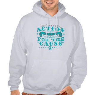 PCOS Take Action Fight For The Cause Hoodies